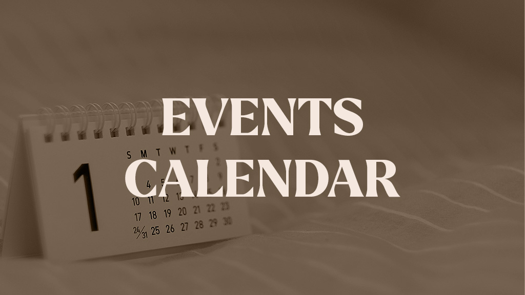 Events calendar